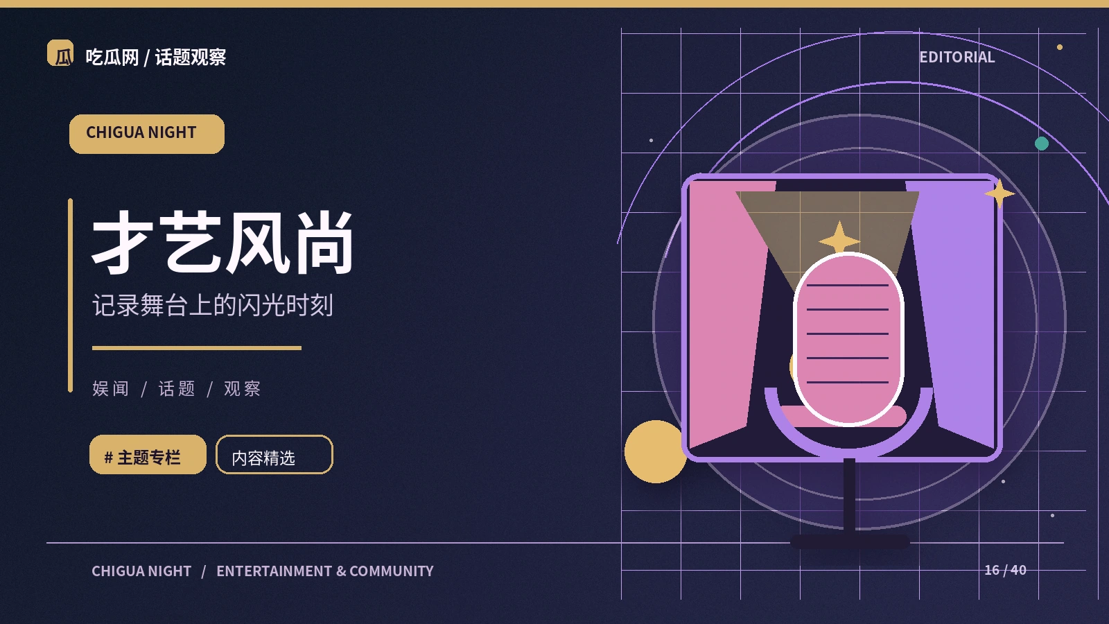 舞台才艺主题资料图